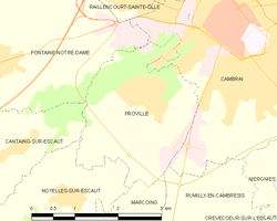 Map commune FR insee code 59476